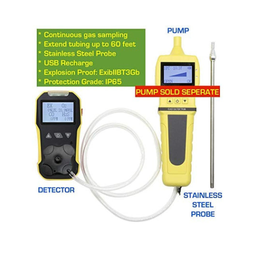 4 Gas Detector – Portable Monitor with USA NIST Calibration | H₂S, CO, O₂, LEL | Industrial & Confined Space Use