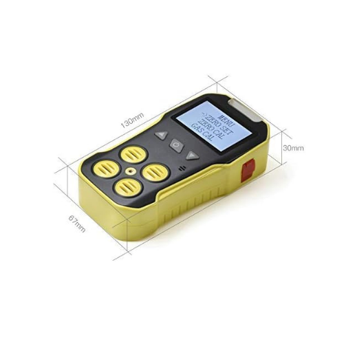 4 Gas Detector – Portable Monitor with USA NIST Calibration | H₂S, CO, O₂, LEL | Industrial & Confined Space Use