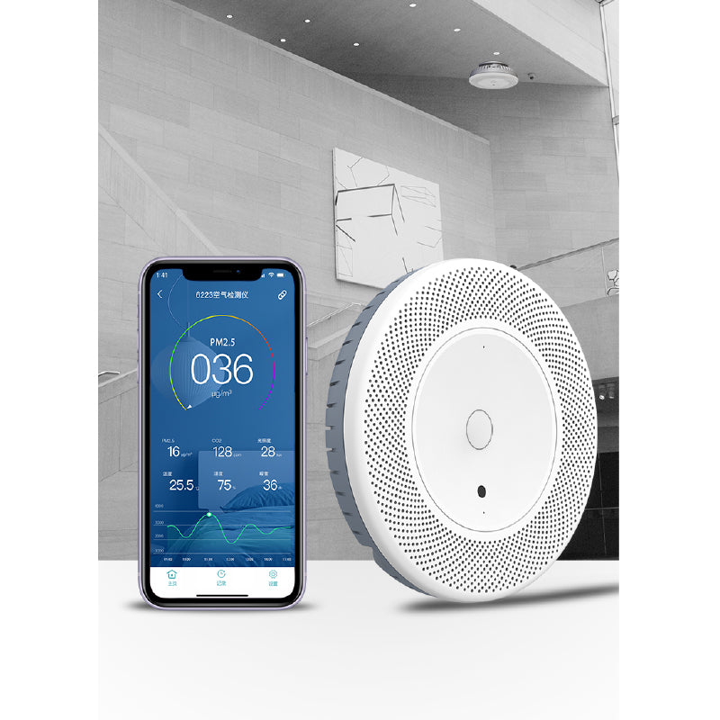 Vape and CO2 Detector for Schools, Hotels and Homes – Smart Vaping and Smoke Detection Device with Air Quality Monitoring