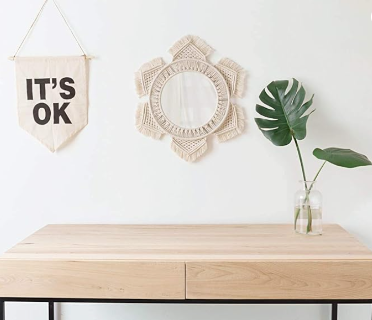 Macrame Wall Decorative Miror