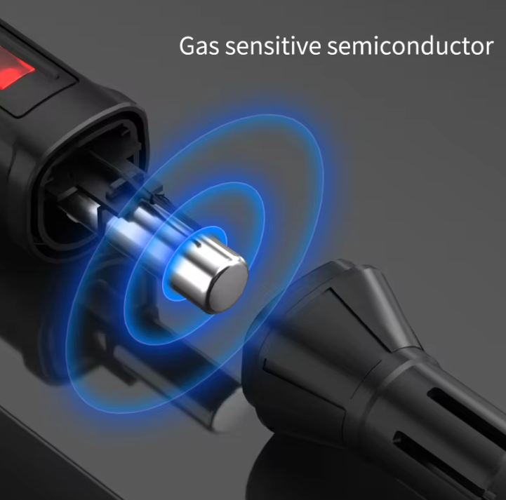 Portable Gas Leak Detector With Audible And Visual Alarm