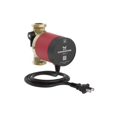 Comfort 10-16 T BU/LC Hot Water Recirculation Pump – 1-1/4" NPSM, Temperature-Controlled System