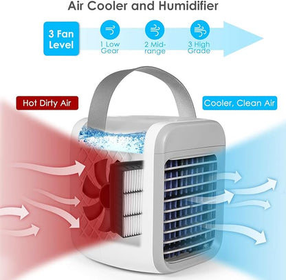 ChillWell 2.0 Portable Air Cooler | Quiet AC Unit