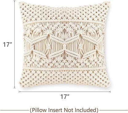 Decorative Macrame Pillow Cover Cushion Case