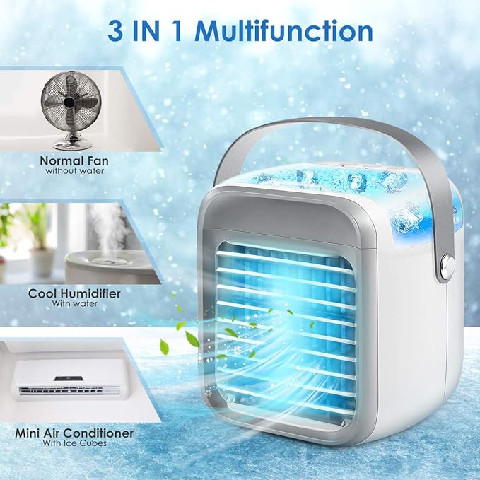 ChillWell 2.0 Portable Air Cooler | Quiet AC Unit