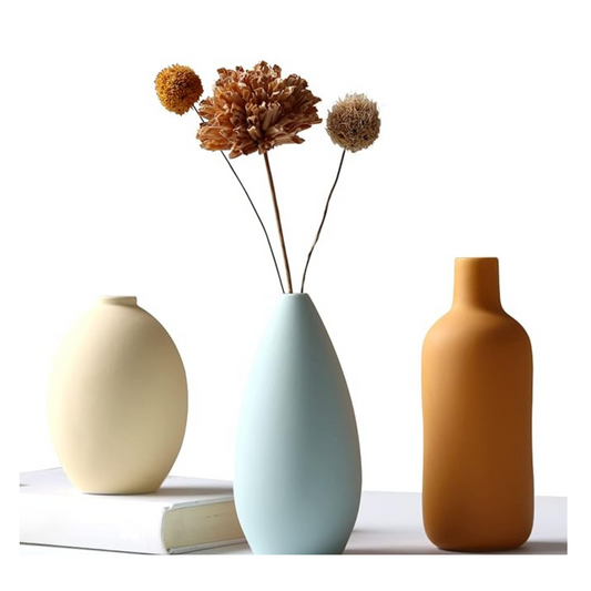 Flower Ceramic Vase Set