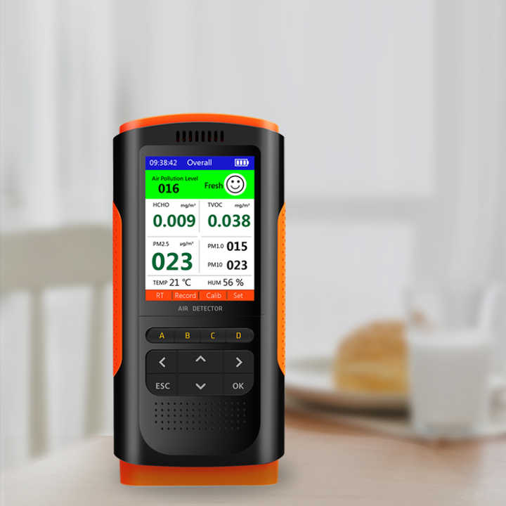 PM2.5 TVOC HOCH Humidity and Temperature for home office | Air Quality Monitor